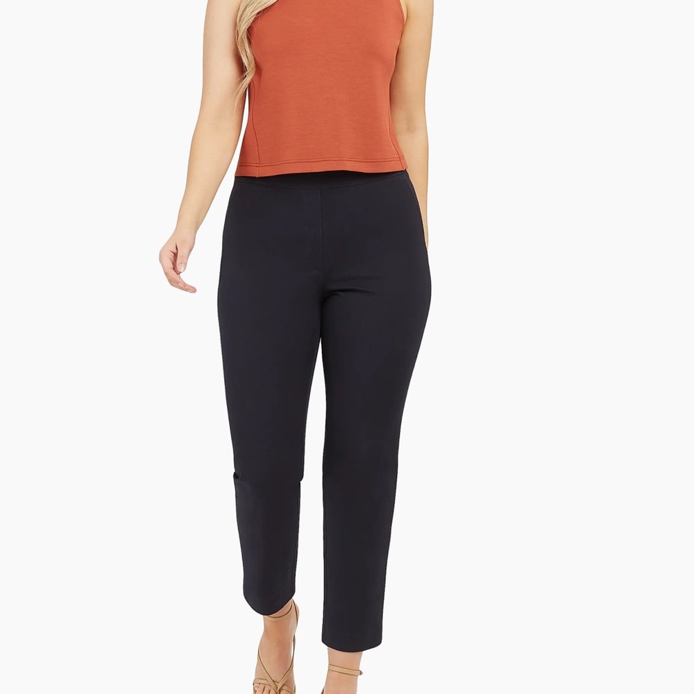 New Spanx Classic Navy Ankle Four Pocket Women's Pants